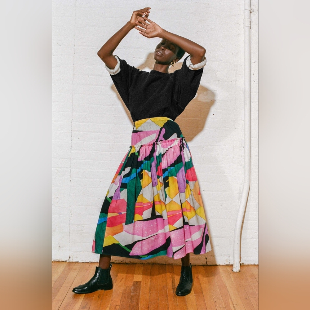 NWT Mara Hoffman Alejandra Skirt in Multi 🌈 (Sz M)